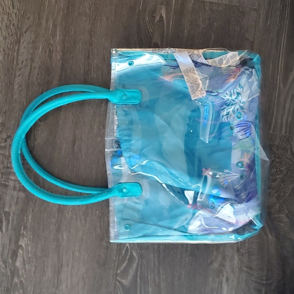 🧜‍♀️ Disney Store ARIEL The Little Mermaid Glitter Swim Bag 💎 - Picture 4 of 14